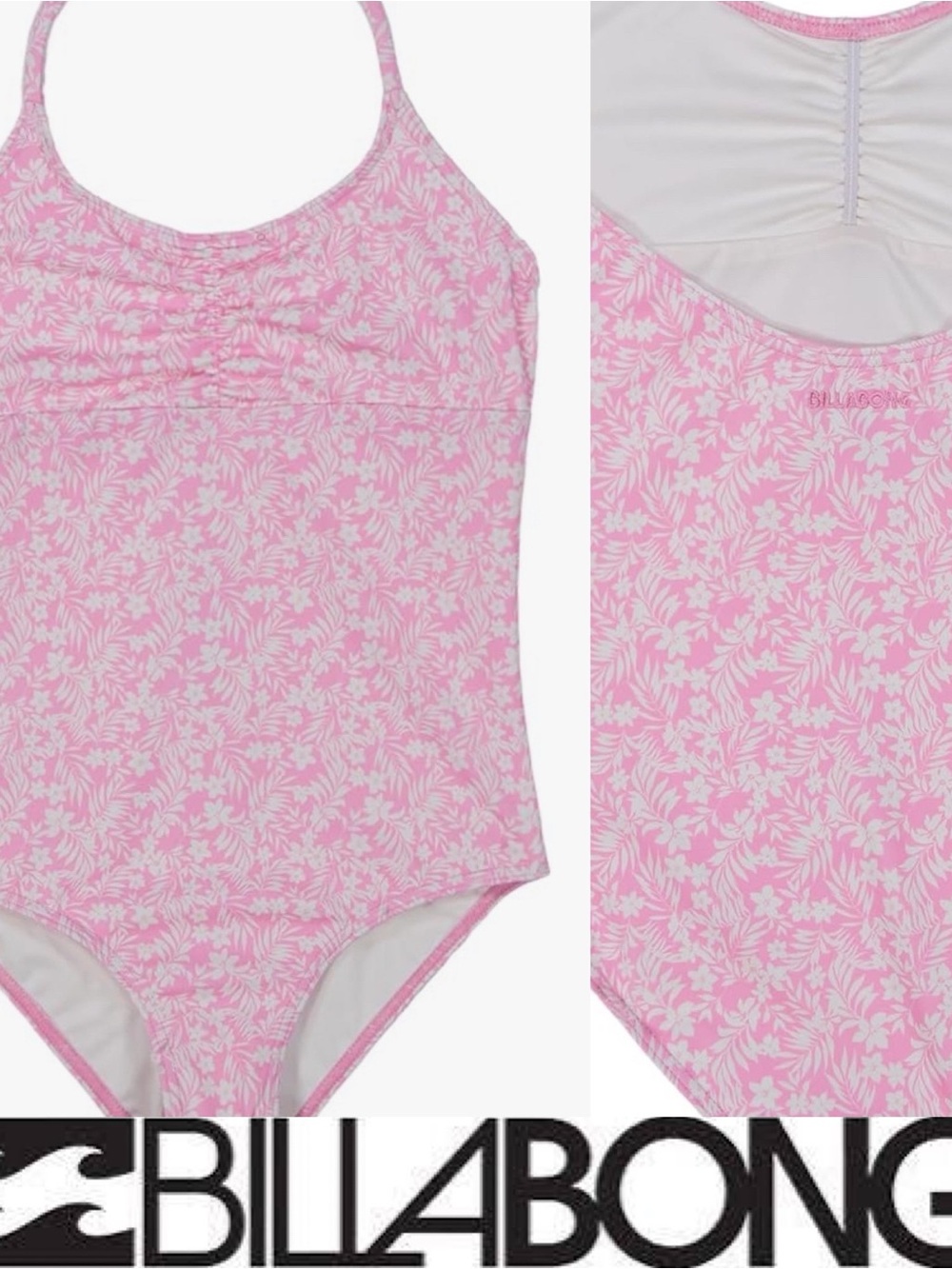 Billabong Sweet Waves Girl’s One Piece🩷 NWOT Size 14